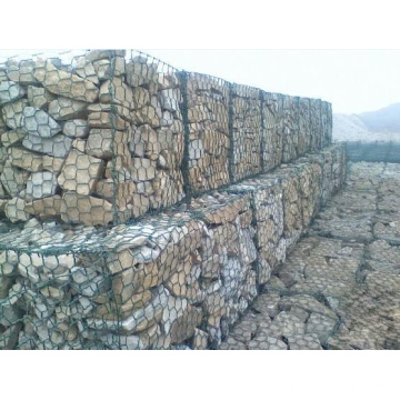 Sechseckiger Stein Gabion Korb Mesh